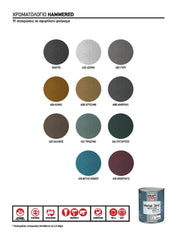 kraft metal 3 in 1 hammered σφυρήλατο χρωμα κατευθειαν στη σκουρια