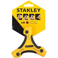 STANLEY ΤΡΙΓΩΝΙΚΟ ΑΝΑΔΙΠΛΟΥΜΕΝΟ ΣΕΤ ΚΛΕΙΔΙΩΝ 9ΤΕΜ (0-95-935)