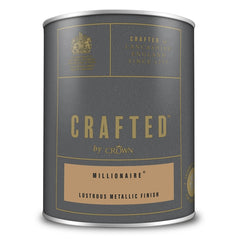 ΜΕΤΑΛΛΙΚΟ ΧΡΩΜΑ ΝΕΡΟΥ MAT ΧΡΥΣΟ MILLIONAIRE 5096162 CRAFTED CROWN 1,25lt