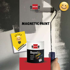 magnetic paint υδατοδιαλυτο χρωμα δημιουργιας μαγνητικων επιφανειων 750ml berling
