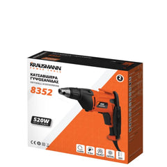 krausmann - κατσαβιδιερα γυψοσανιδας 520w 8352
