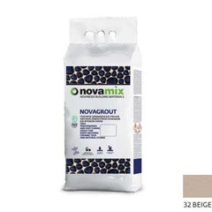 novamix novagrout f αρμοστοκος πλακιδιων  1-10mm 5kg  32 biege