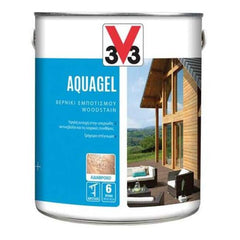 aquagel βερνικι εμποτισμου νερου 3v3 750ml λευκο