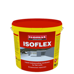 isoflex ελαστομερες επαλειφομενο στεγανωτικο ταρατσων και κεραμοσκεπων isomat 1kg λευκο