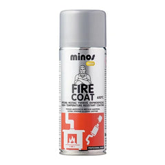 ΣΠΡΕΙ ΘΕΡΜΟΚΡΑΣΙΑΣ 650oC ΑΣΗΜΙ FIRE COAT MINOS COLOR 400ML 9210