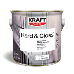 hard & gloss βερνικοχρωμα υψηλης ποιοτητας για μεταλλα λευκο