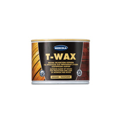 mercola t-wax renovator κερι περιποιησης ξυλου διαφανο σατινε 375 ml