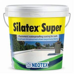 SILATEX SUPER ΑΚΡΥΛΙΚΟ ΕΠAΛEΙΠΤΙΚΟ ΣΤΕΓΑΝΩΤΙΚΟ ΤΑΡΑΤΣΩΝ NEOTEX 1KG ΛΕΥΚΟ