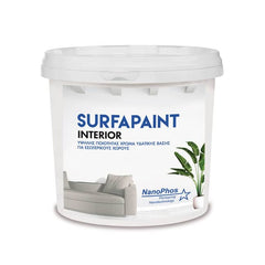 SURFAPAINT™INTERIOR ΑΚΡΥΛΙΚΟ ΧΡΩΜΑ ΓΙΑ ΒΑΦΗ ΕΣΩΤΕΡΙΚΗΣ ΤΟΙΧΟΠΟΙΙΑΣ 3L NANOPHOS