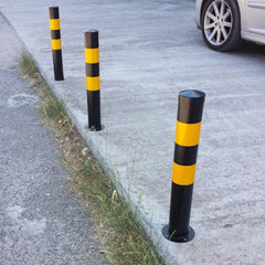 ΜΕΤΑΛΛΙΚΟ ΚΟΛΩΝΑΚΙ Φ76 x 600 mm ΜΕ ΣΤΑΘΕΡΟ ΚΩΝΟ PARK-SBF-76K